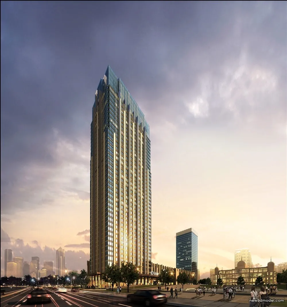 3D Models of Commercial Building - Exterior 3D Scenes - 1051