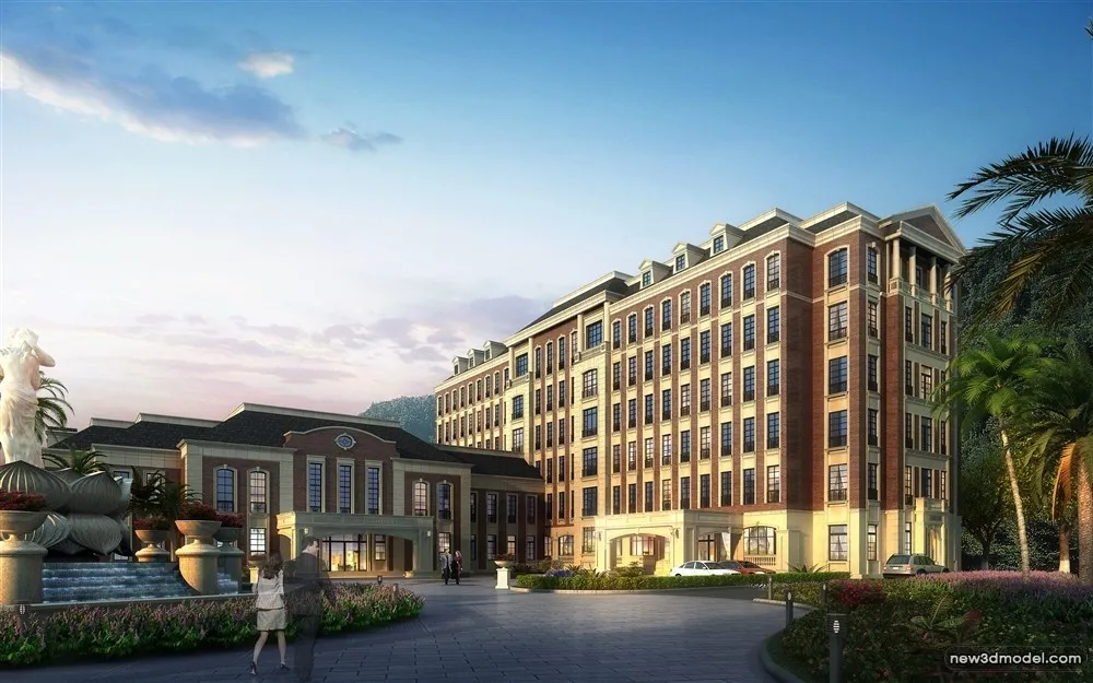 3D Models of Commercial Building - Exterior 3D Scenes - 1053