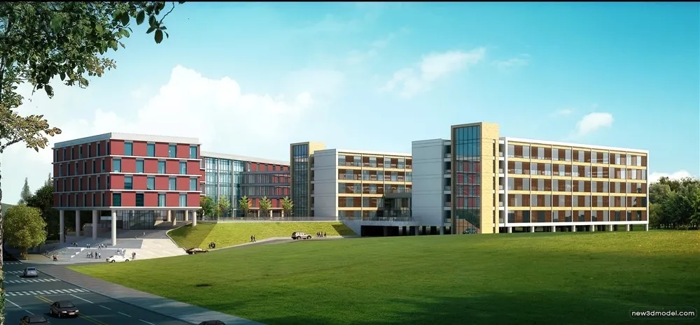 3D Models of Commercial Building - Exterior 3D Scenes - 1055