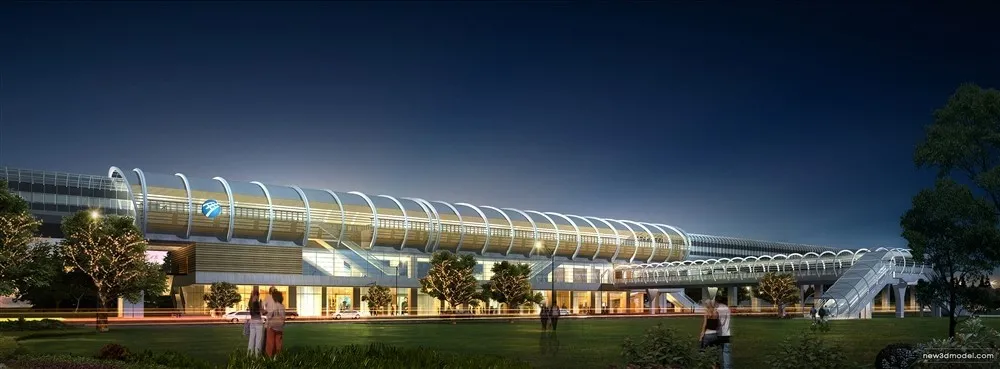 3D Models of Commercial Building - Exterior 3D Scenes - 1057