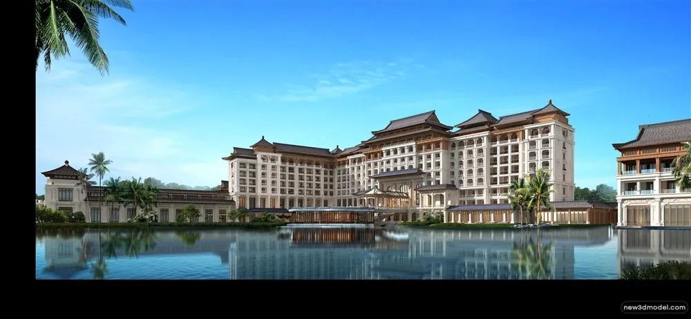 3D Models of Commercial Building - Exterior 3D Scenes - 107