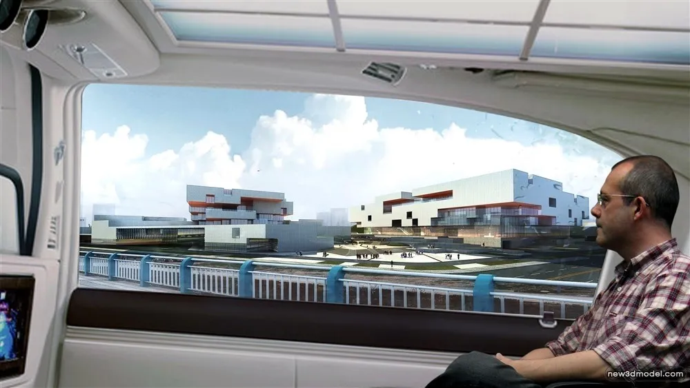 3D Models of Commercial Building - Exterior 3D Scenes - 1083