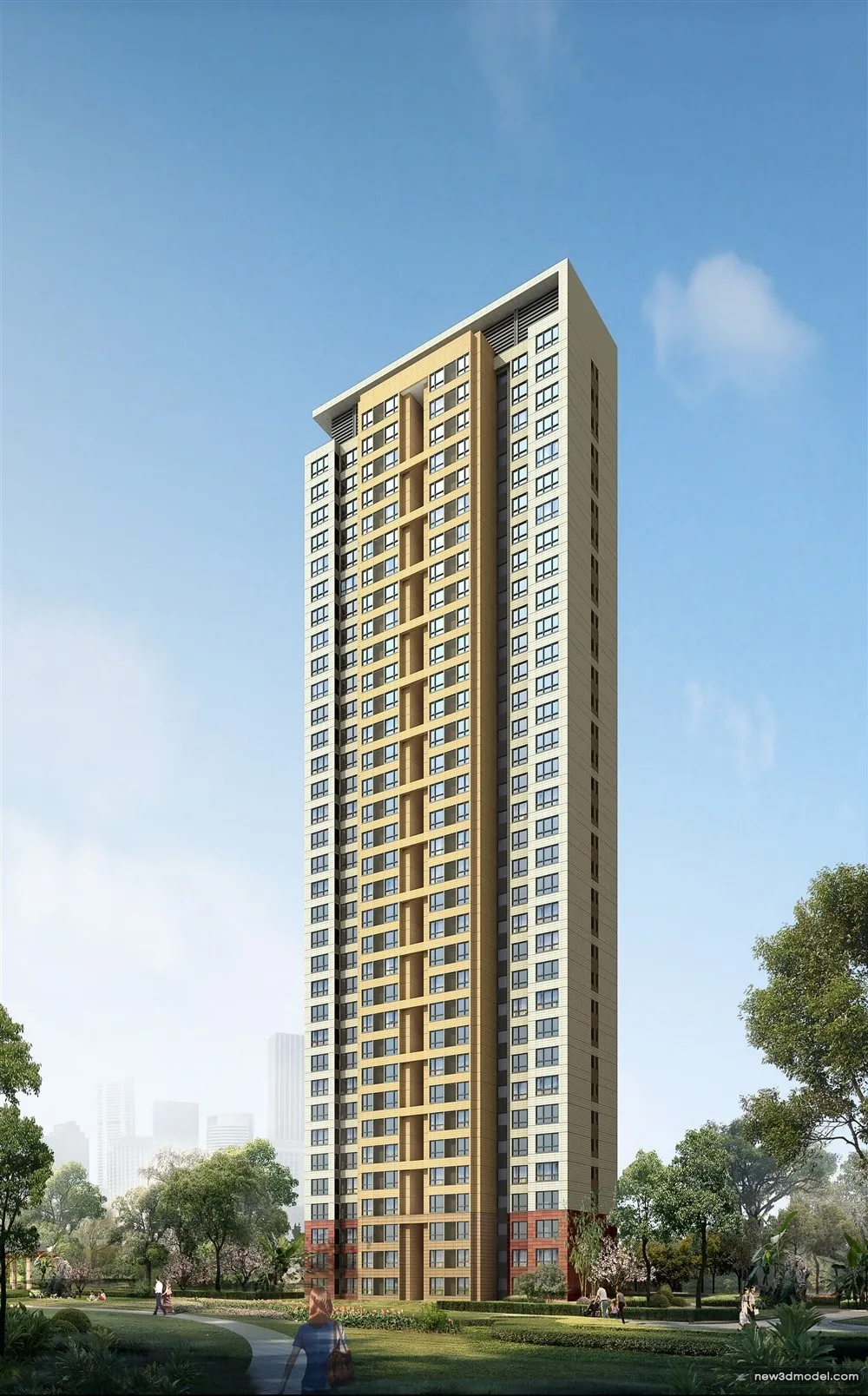 3D Models of Commercial Building - Exterior 3D Scenes - 1086