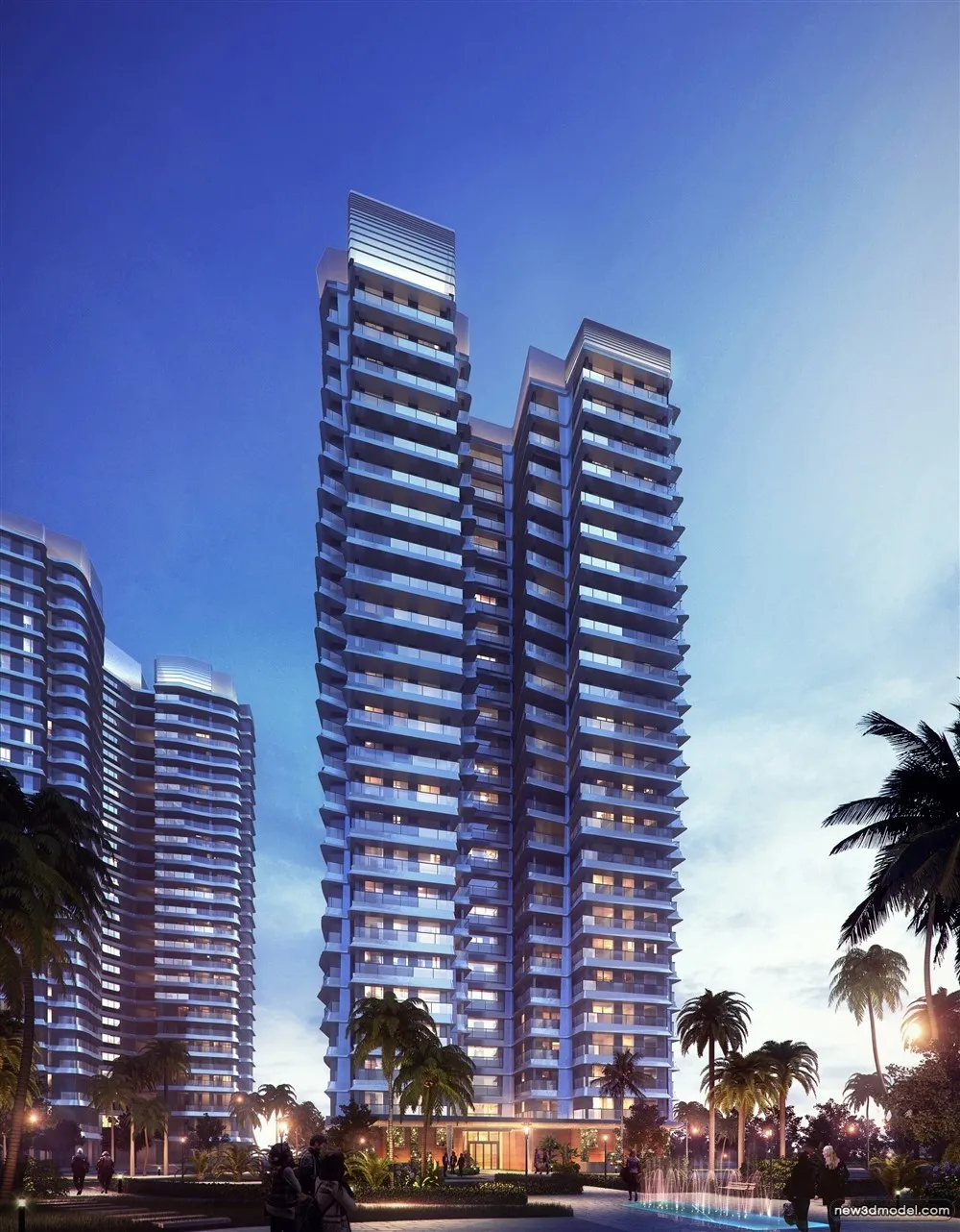 3D Models of Commercial Building - Exterior 3D Scenes - 111