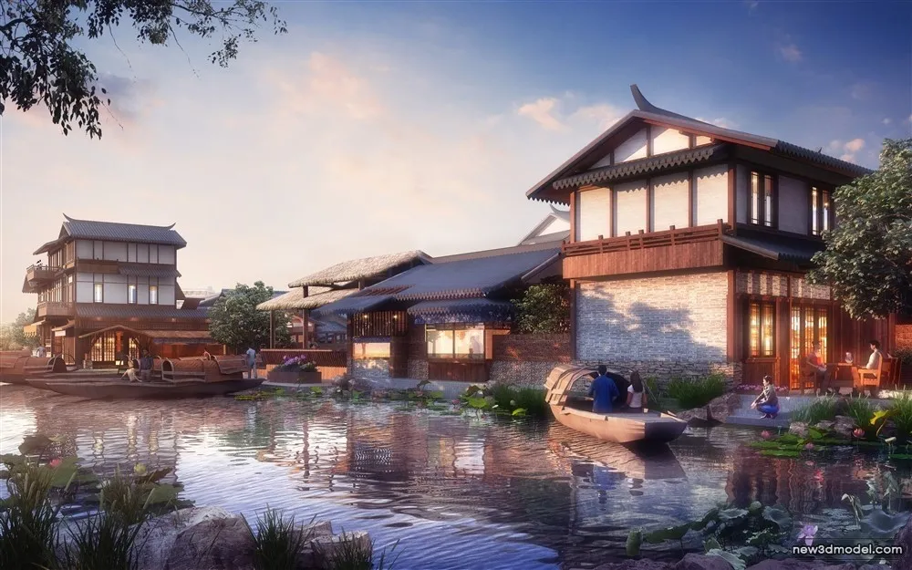 3D Models of Commercial Building - Exterior 3D Scenes - 113