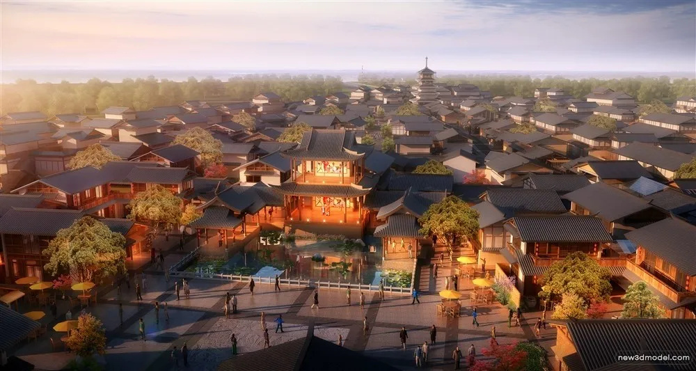 3D Models of Commercial Building - Exterior 3D Scenes - 115