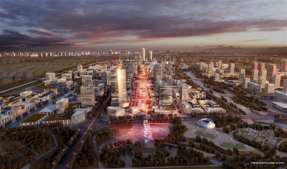 3D Models of Commercial Building - Exterior 3D Scenes - 118