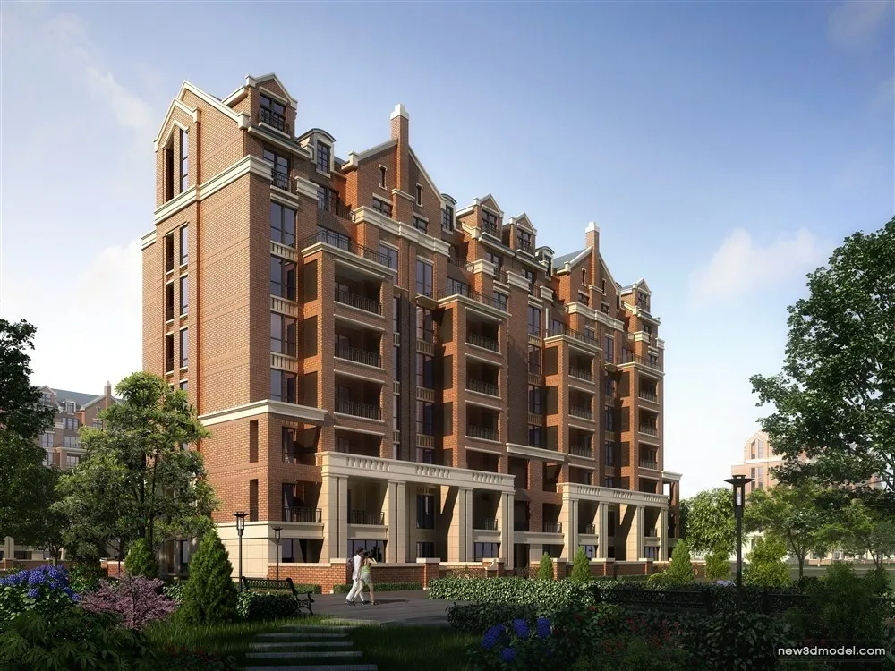 3D Models of Commercial Building - Exterior 3D Scenes - 121