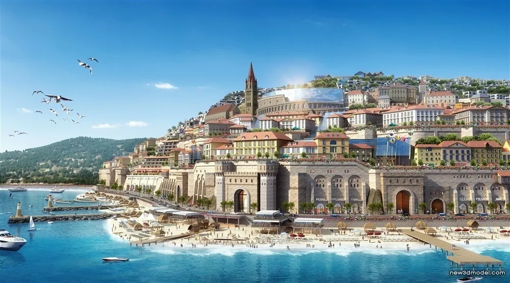 3D Models of Commercial Building - Exterior 3D Scenes - 129