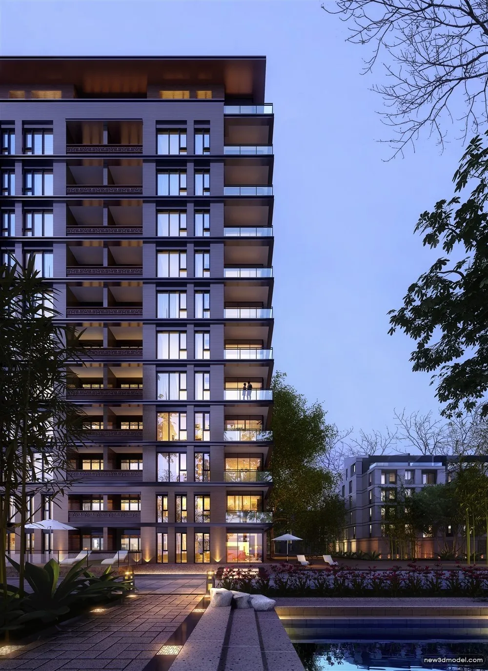 3D Models of Commercial Building - Exterior 3D Scenes - 132