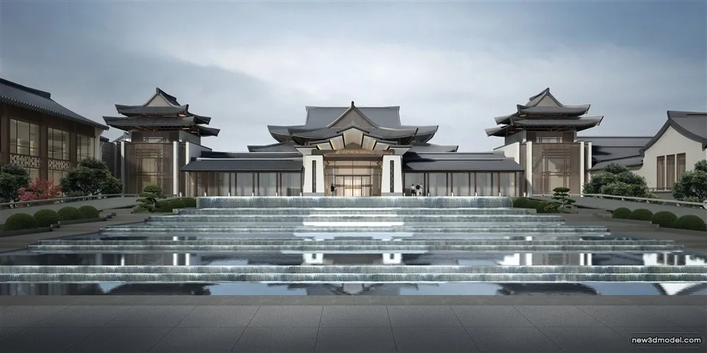 3D Models of Commercial Building - Exterior 3D Scenes - 134