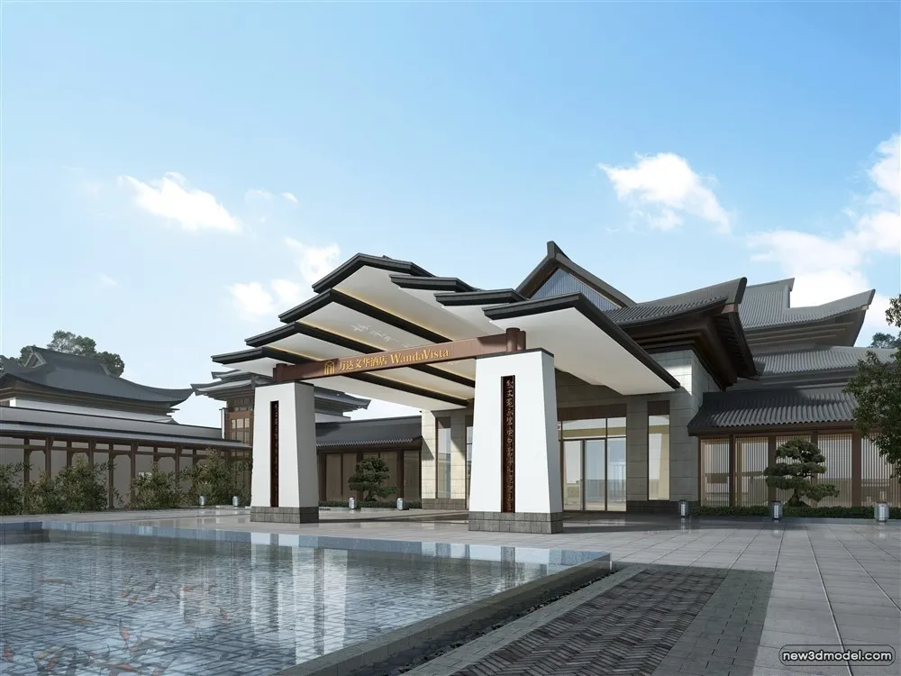 3D Models of Commercial Building - Exterior 3D Scenes - 136