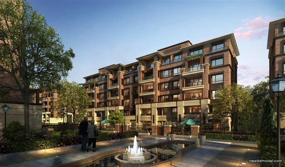 3D Models of Commercial Building - Exterior 3D Scenes - 141