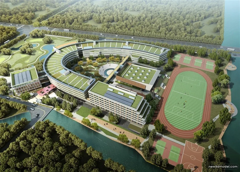 3D Models of Commercial Building - Exterior 3D Scenes - 147