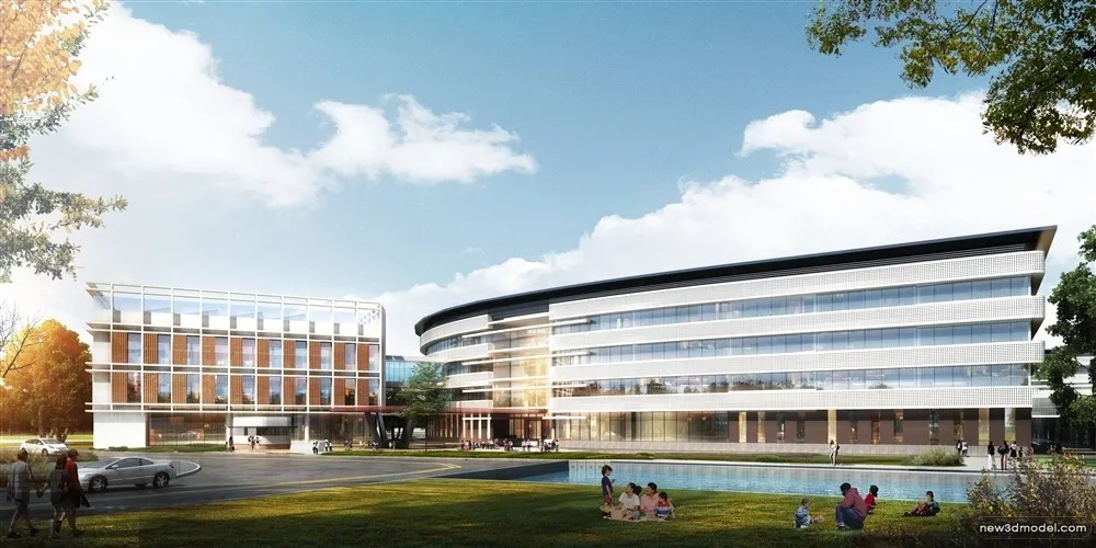 3D Models of Commercial Building - Exterior 3D Scenes - 149