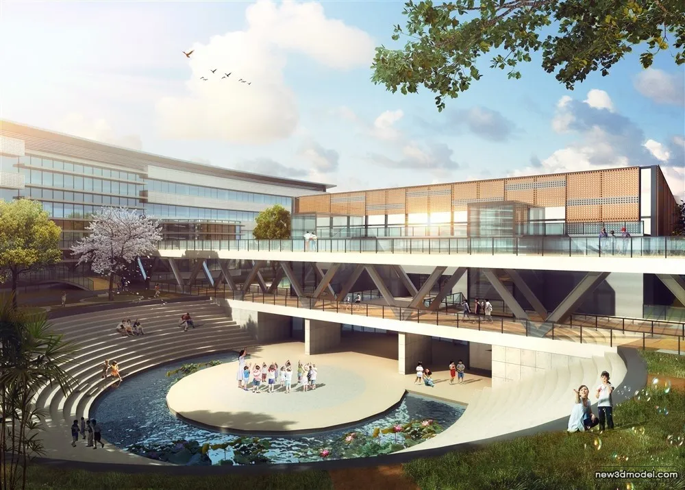 3D Models of Commercial Building - Exterior 3D Scenes - 150