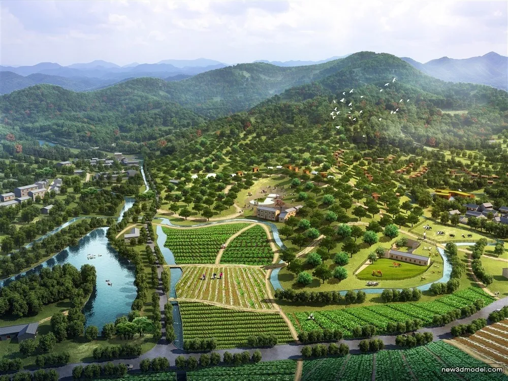 3D Models of Commercial Building - Exterior 3D Scenes - 165