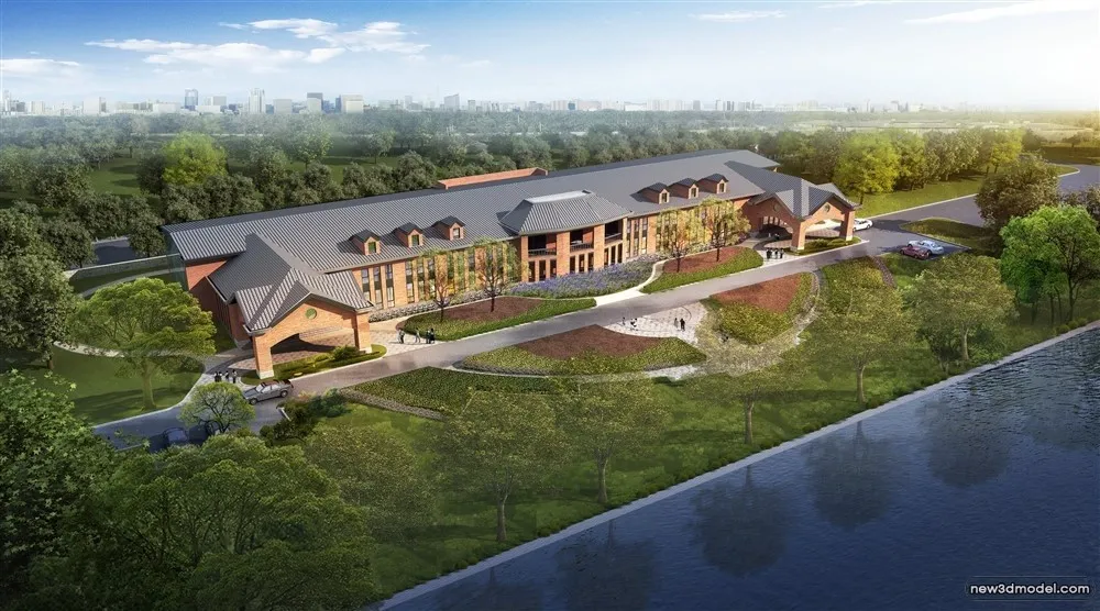 3D Models of Commercial Building - Exterior 3D Scenes - 169