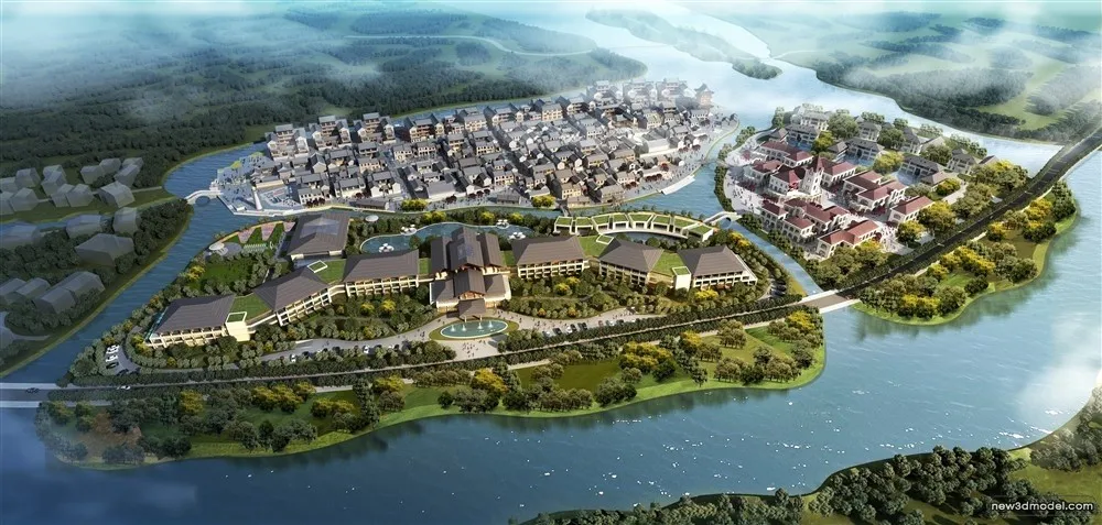 3D Models of Commercial Building - Exterior 3D Scenes - 174