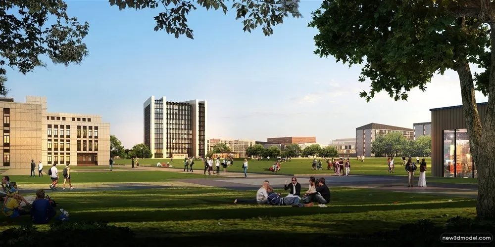 3D Models of Commercial Building - Exterior 3D Scenes - 181