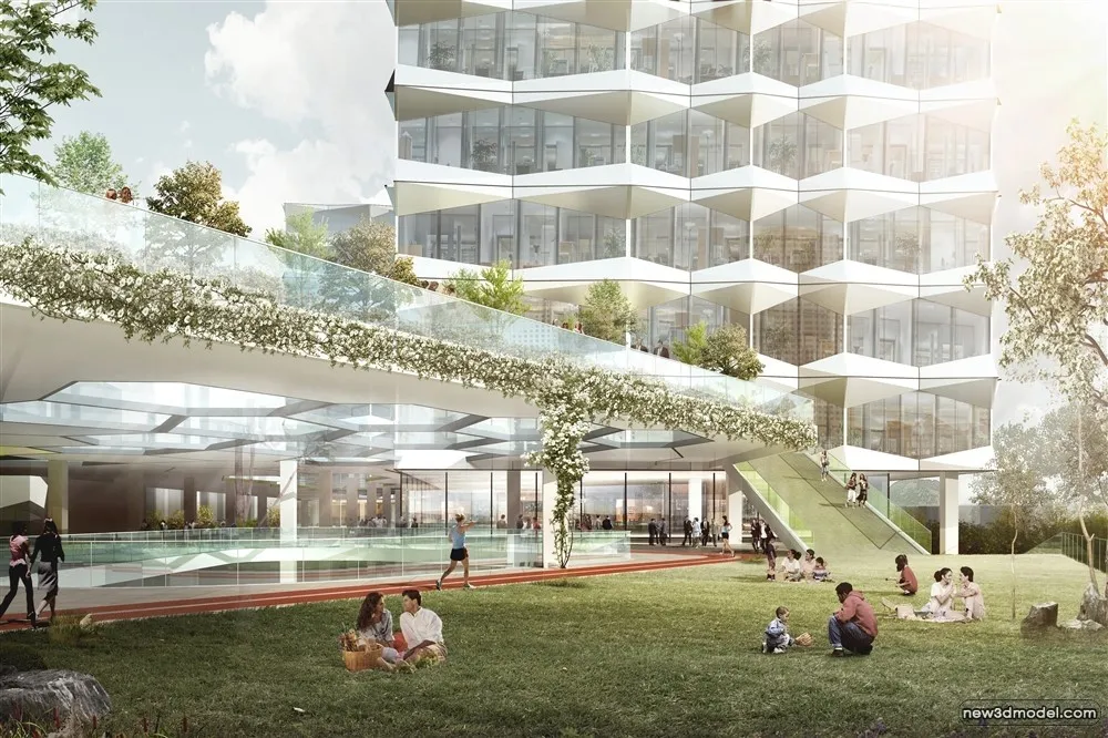 3D Models of Commercial Building - Exterior 3D Scenes - 191