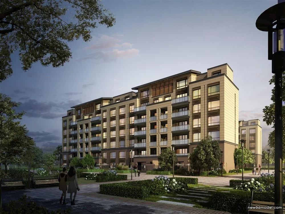 3D Models of Commercial Building - Exterior 3D Scenes - 196