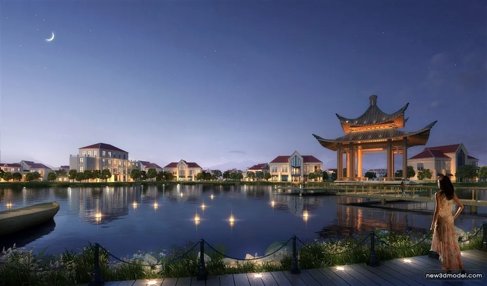 3D Models of Commercial Building - Exterior 3D Scenes - 209