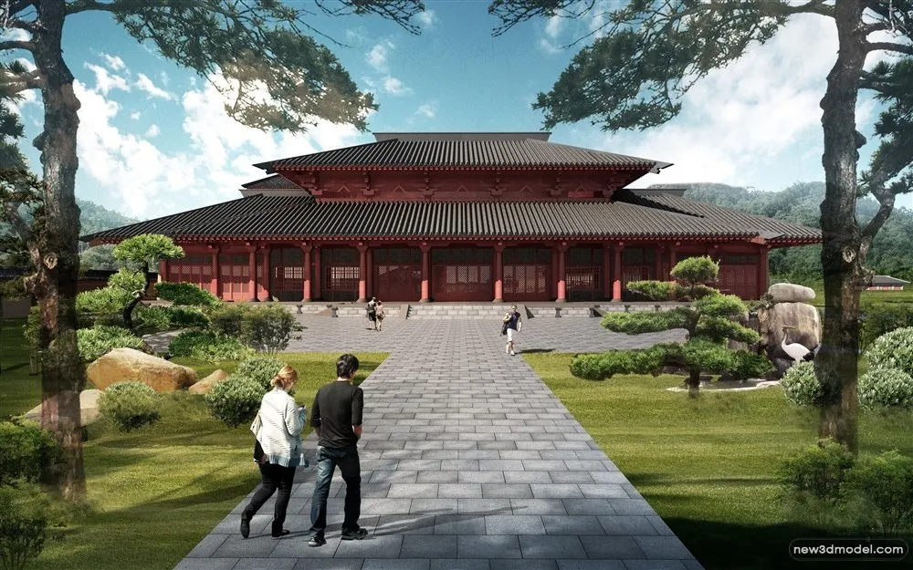 3D Models of Commercial Building - Exterior 3D Scenes - 223