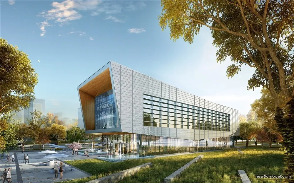 3D Models of Commercial Building - Exterior 3D Scenes - 249