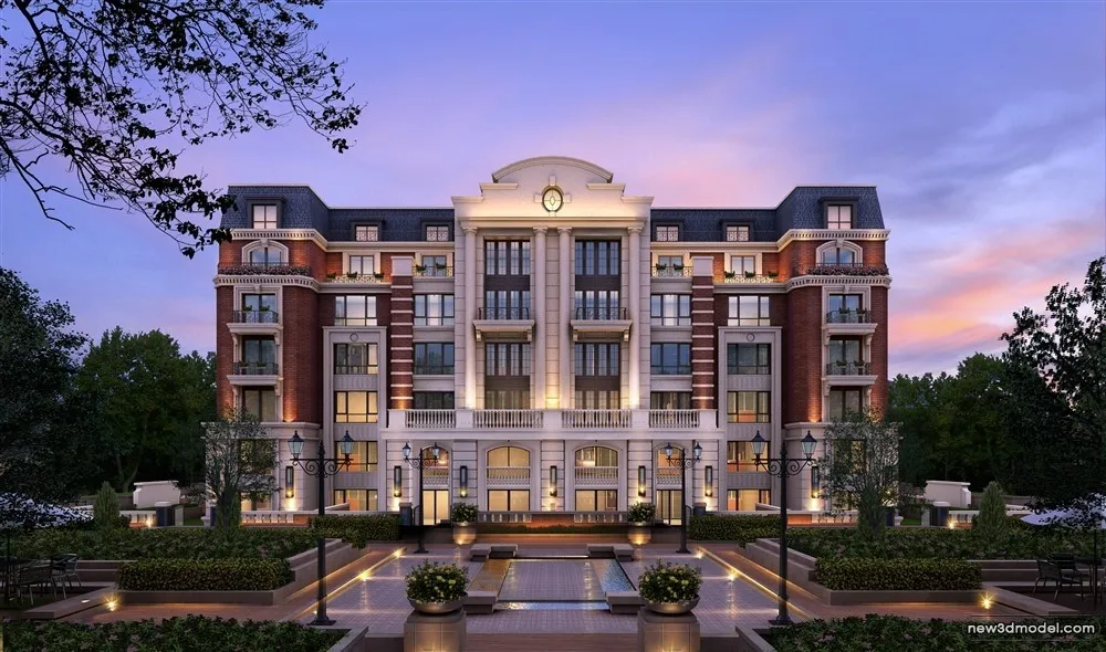 3D Models of Commercial Building - Exterior 3D Scenes - 253