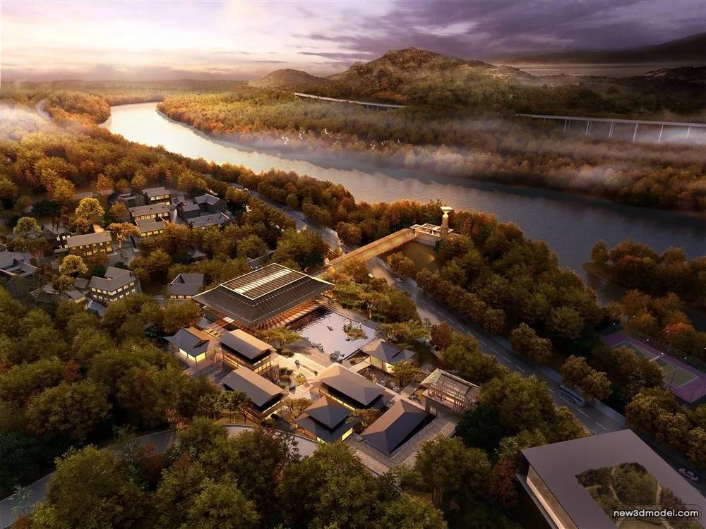 3D Models of Commercial Building - Exterior 3D Scenes - 265