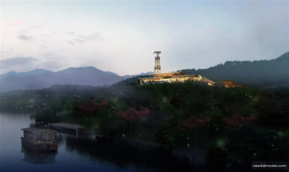 3D Models of Commercial Building - Exterior 3D Scenes - 266