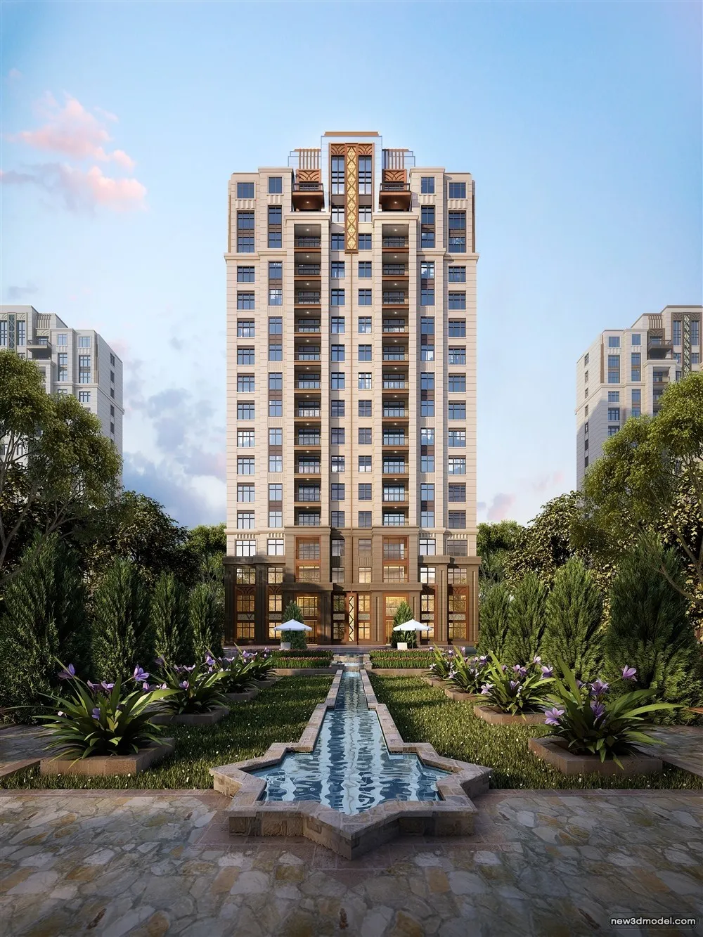 3D Models of Commercial Building - Exterior 3D Scenes - 268