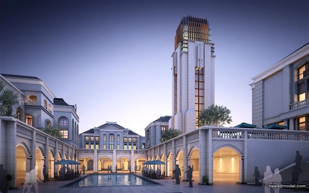 3D Models of Commercial Building - Exterior 3D Scenes - 269