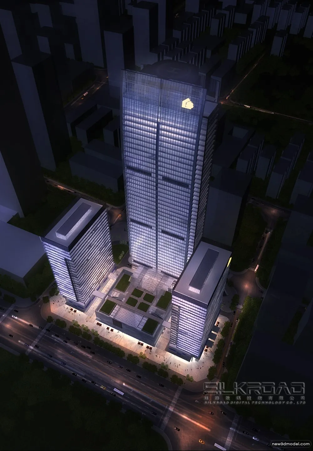 3D Models of Commercial Building - Exterior 3D Scenes - 275