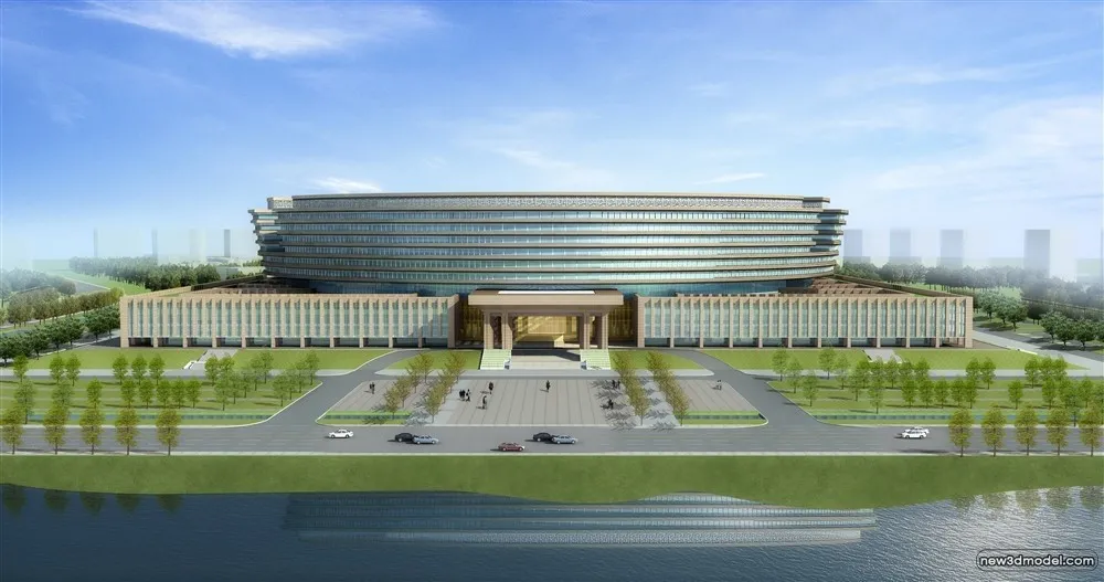 3D Models of Commercial Building - Exterior 3D Scenes - 276