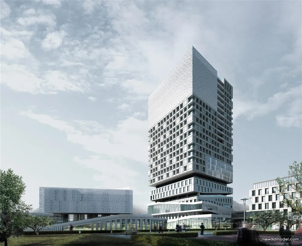 3D Models of Commercial Building - Exterior 3D Scenes - 292