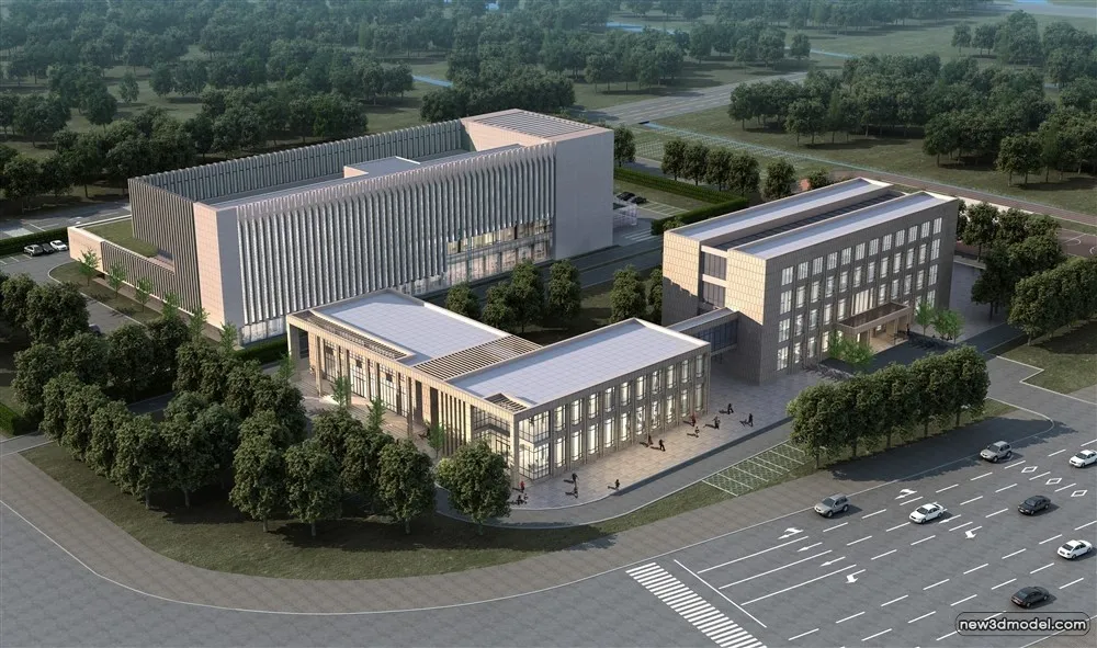 3D Models of Commercial Building - Exterior 3D Scenes - 298