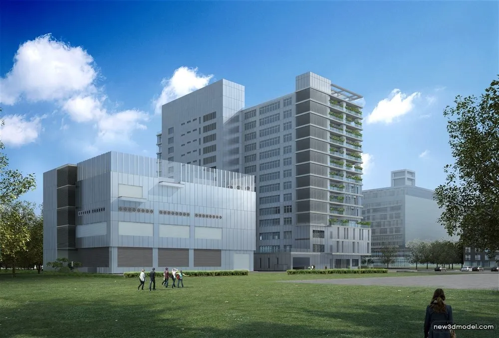 3D Models of Commercial Building - Exterior 3D Scenes - 302