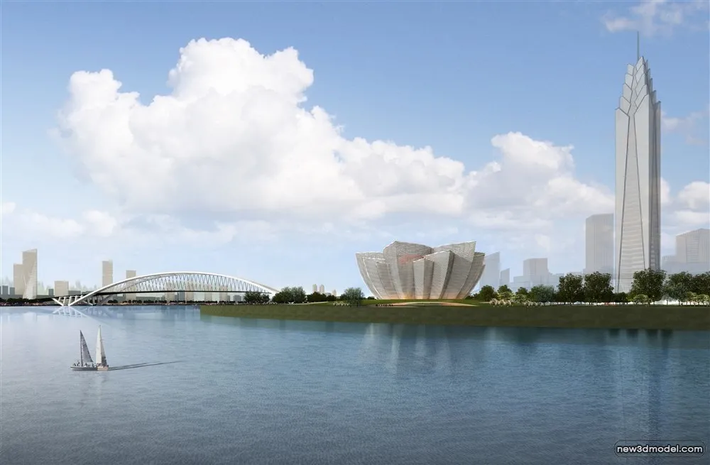 3D Models of Commercial Building - Exterior 3D Scenes - 312