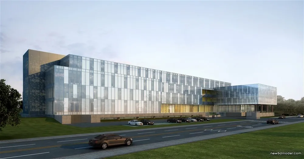 3D Models of Commercial Building - Exterior 3D Scenes - 322