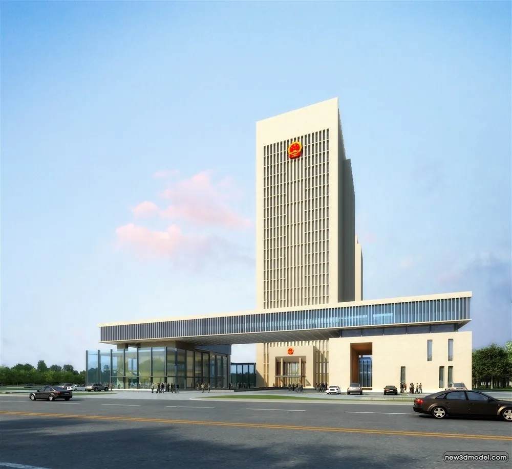 3D Models of Commercial Building - Exterior 3D Scenes - 333