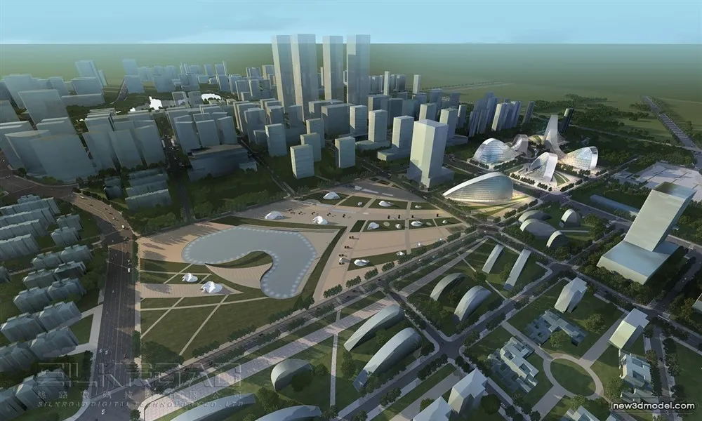 3D Models of Commercial Building - Exterior 3D Scenes - 339