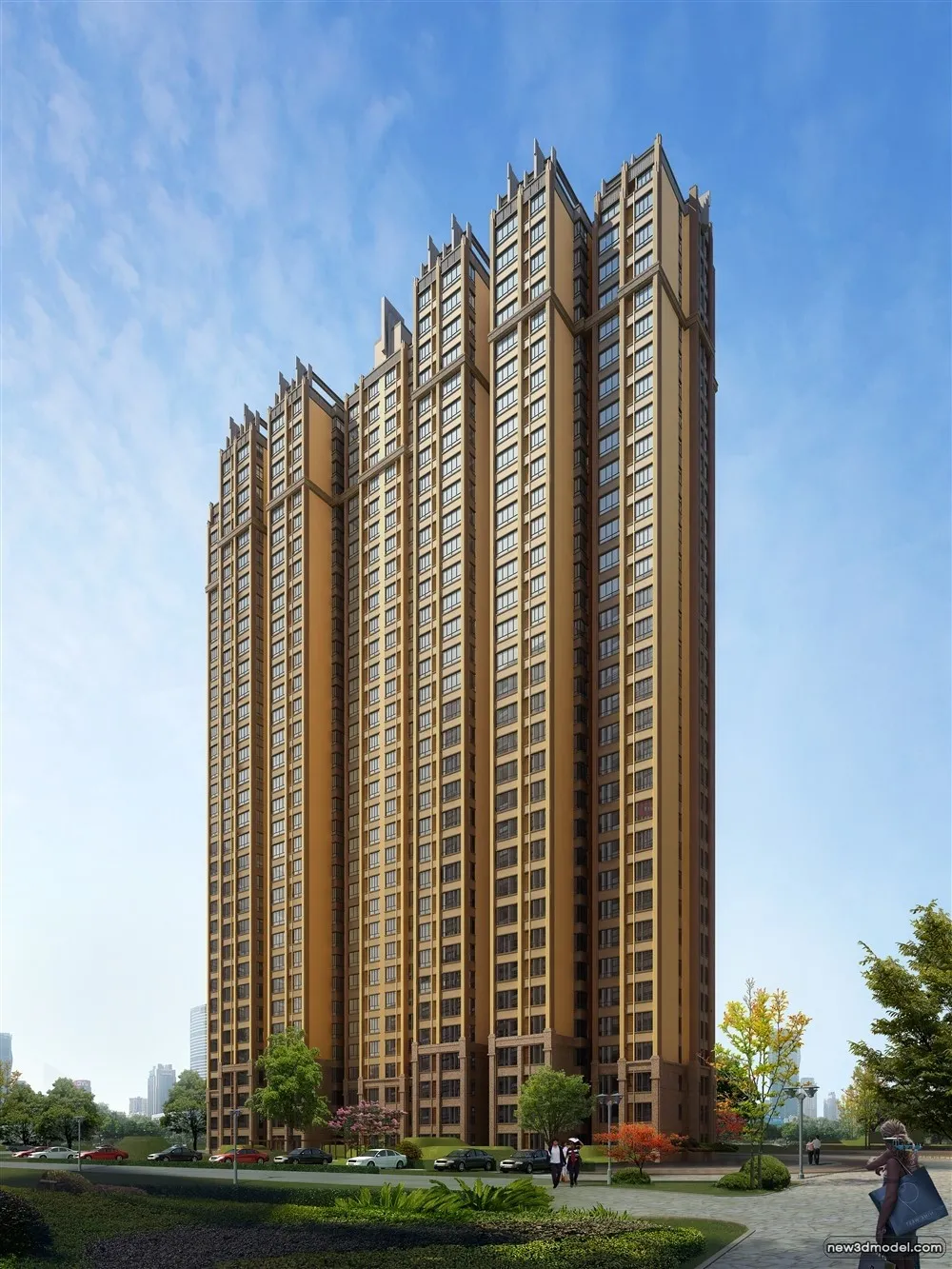 3D Models of Commercial Building - Exterior 3D Scenes - 356