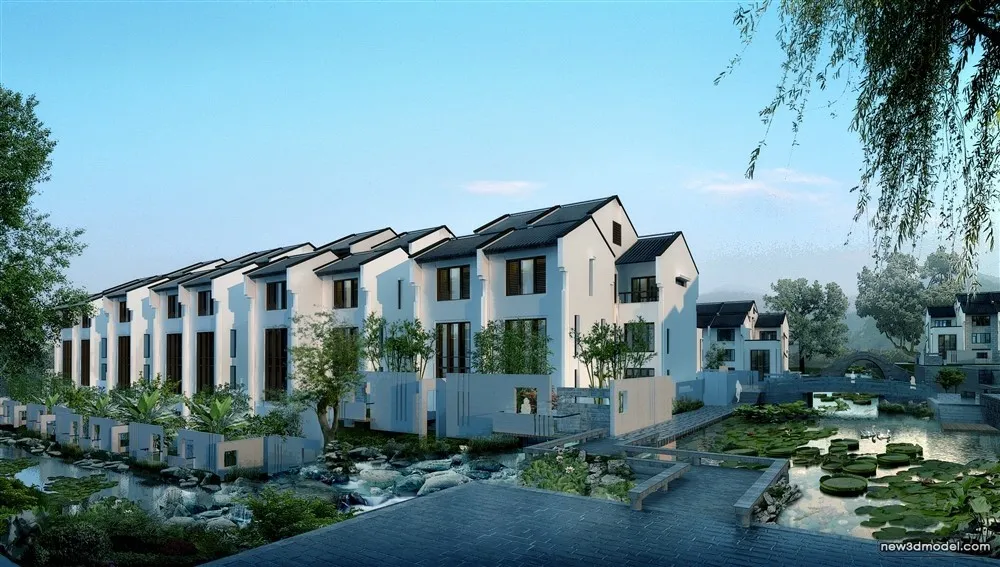 3D Models of Commercial Building - Exterior 3D Scenes - 358