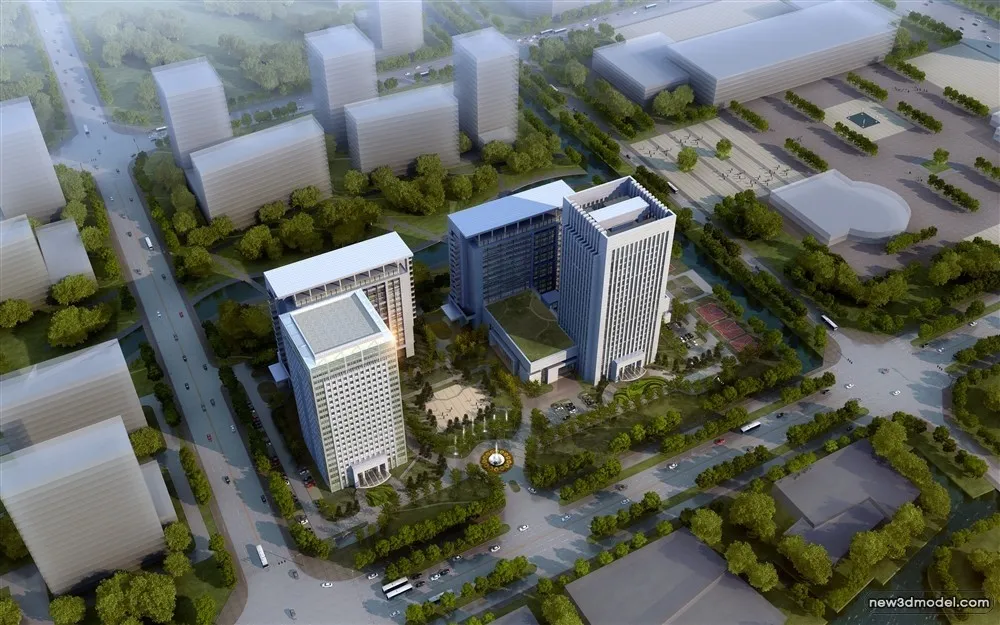 3D Models of Commercial Building - Exterior 3D Scenes - 360