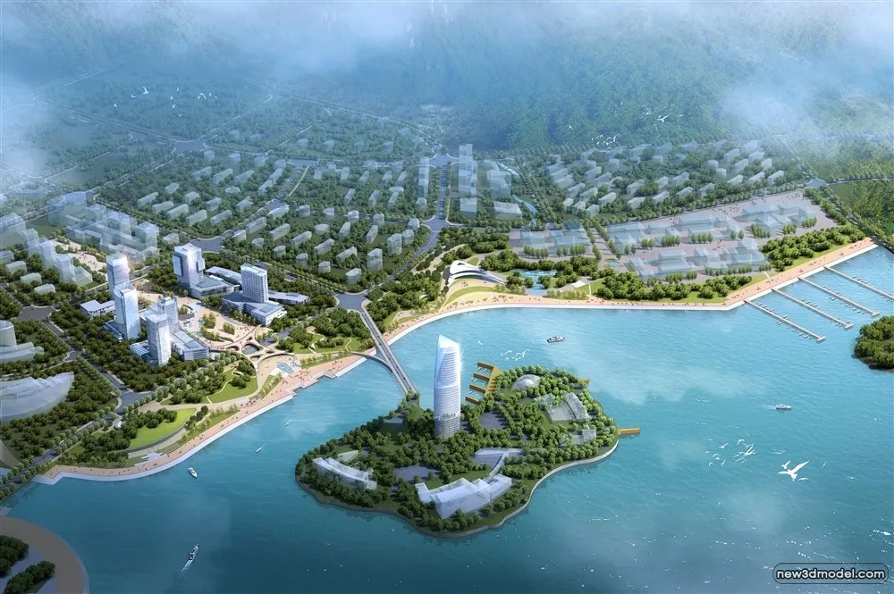 3D Models of Commercial Building - Exterior 3D Scenes - 361