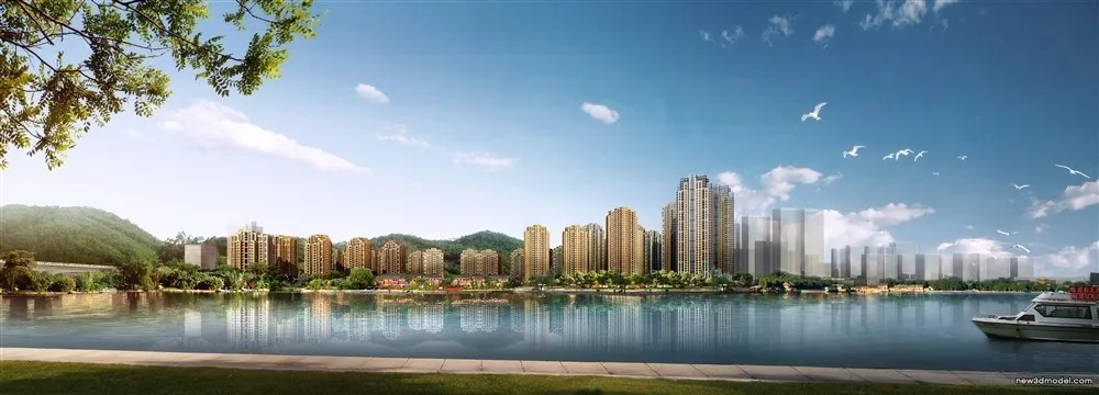 3D Models of Commercial Building - Exterior 3D Scenes - 379