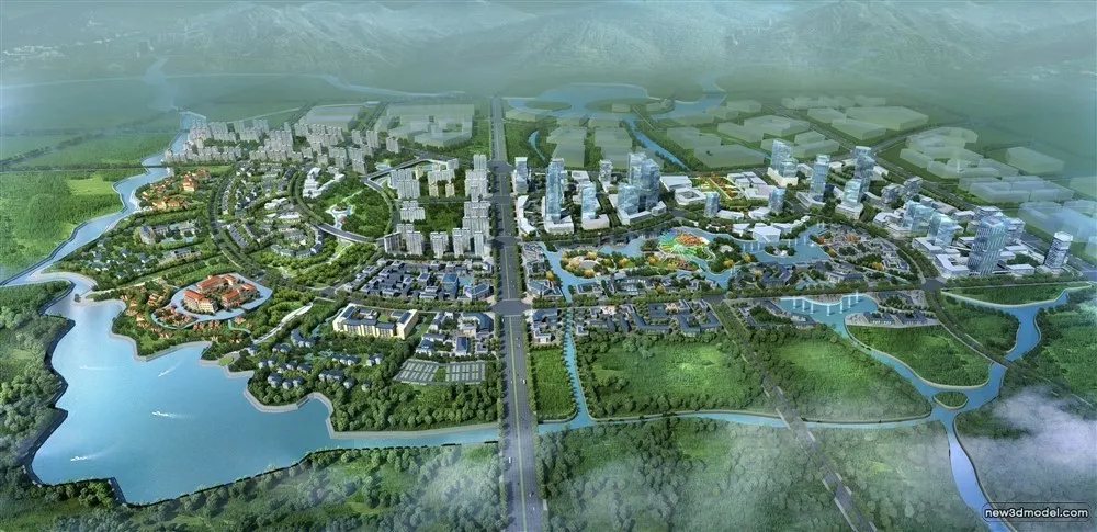 3D Models of Commercial Building - Exterior 3D Scenes - 382