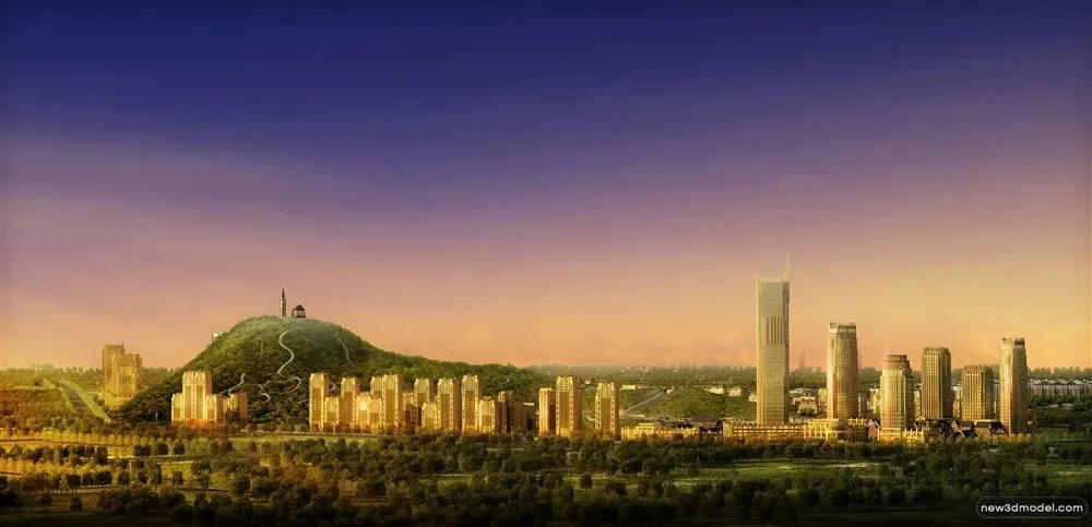 3D Models of Commercial Building - Exterior 3D Scenes - 387